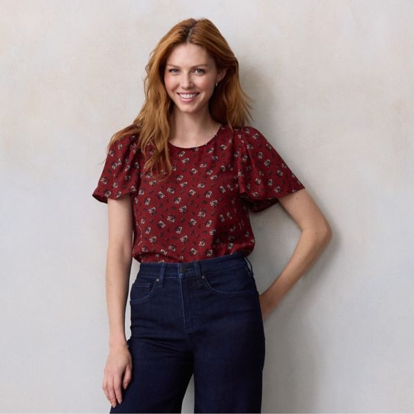 Миниатюрный тканый топ с рукавами-крылышками Lc Lauren Conrad, цвет wine freya fleurs
Миниатюрный тканый топ с рукавами-крылышками Lc Lauren Conrad, цвет wine freya fleurs