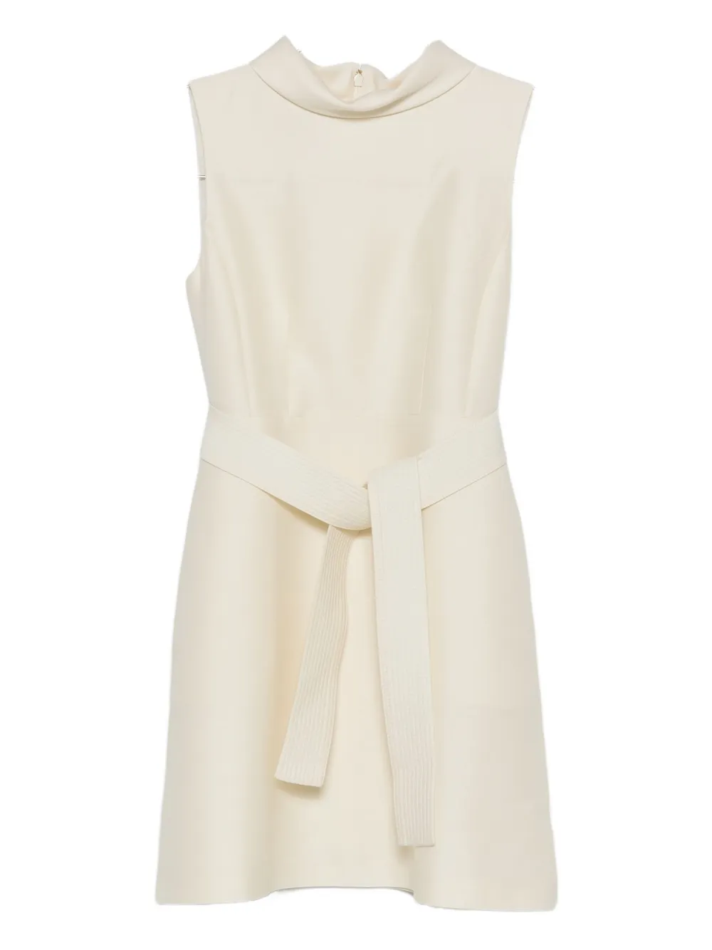 Платье мини с поясом и высоким воротником Curiel, белый
Платье мини с поясом и высоким воротником Curiel, белый