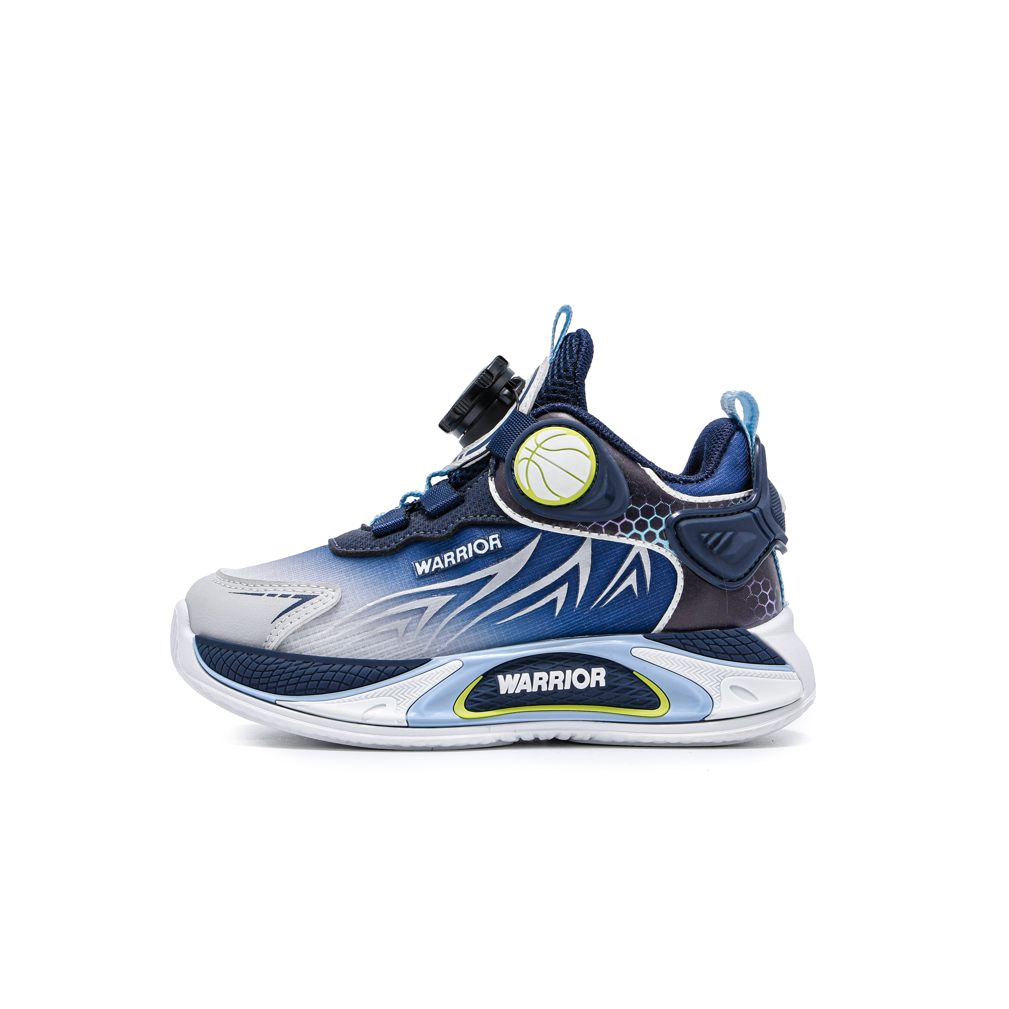 Нескользящие и дышащие низкие кроссовки для детей WARRIOR, синий 
Нескользящие и дышащие низкие кроссовки для детей WARRIOR, синий