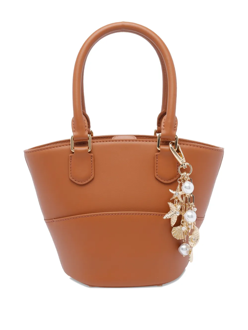 Маленькая кожаная сумка-ведро Self-Portrait, коричневый
Маленькая кожаная сумка-ведро Self-Portrait, коричневый