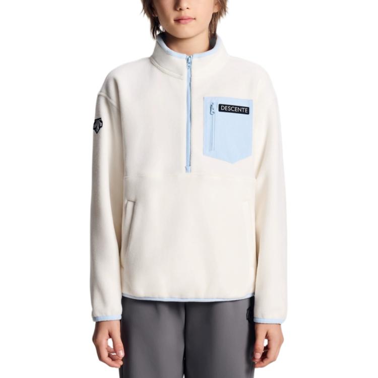 Детское пальто с бархатистой текстурой DESCENTE, кремовый
Детское пальто с бархатистой текстурой DESCENTE, кремовый