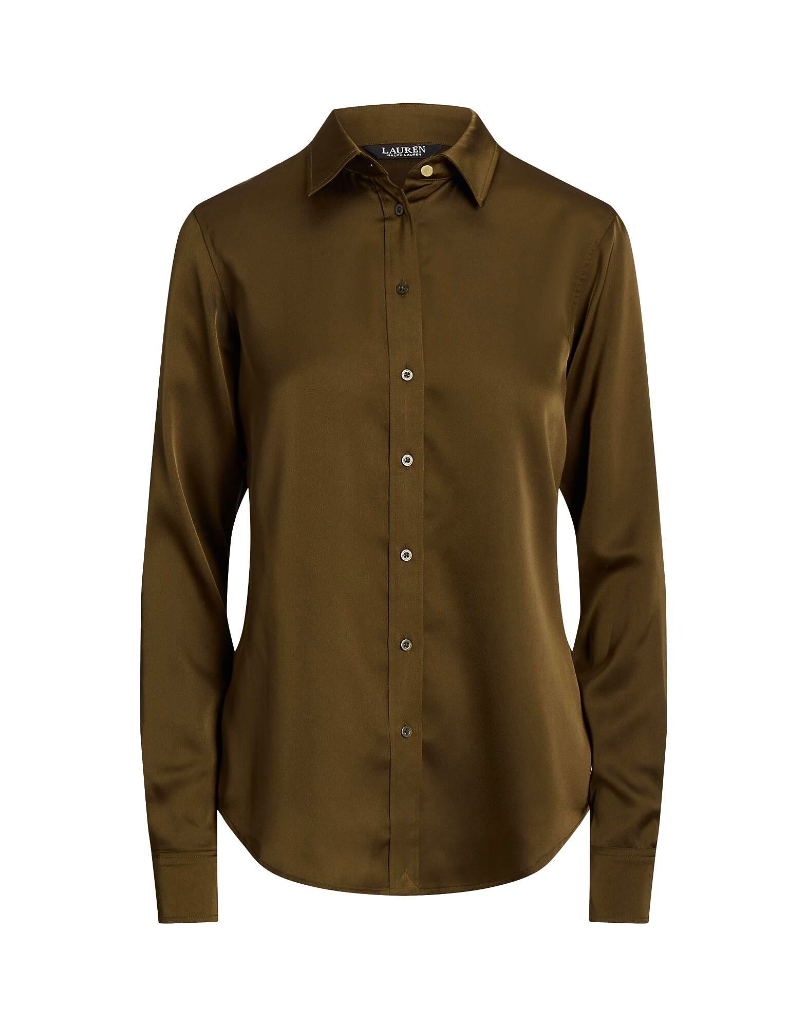 Рубашка Satin Charmeuse Shirt Ralph Lauren, зеленый
Рубашка Satin Charmeuse Shirt Ralph Lauren, зеленый