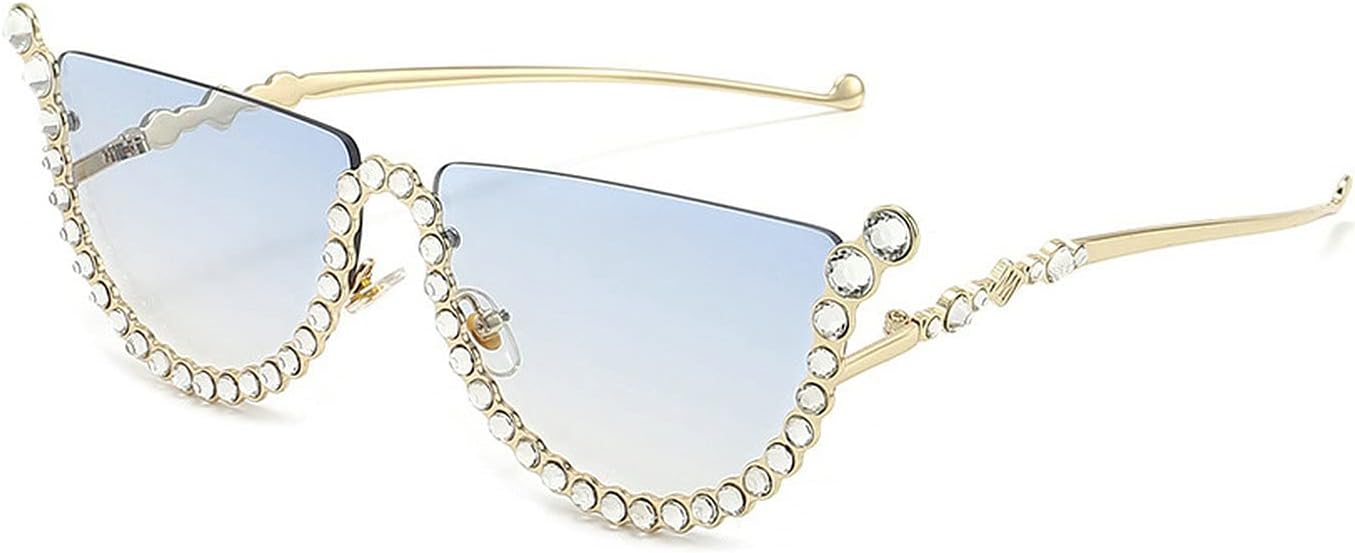 Солнцезащитные очки COTIA «Кошачий глаз» с бриллиантами, женские, уникальные, со стразами, полуободковые, с градиентным переходом цвета, модные очки в полуоправе, Gradient Blue
Солнцезащитные очки COTIA «Кошачий глаз» с бриллиантами, женские, уникальные, со стразами, полуободковые, с градиентным переходом цвета, модные очки в полуоправе, Gradient Blue