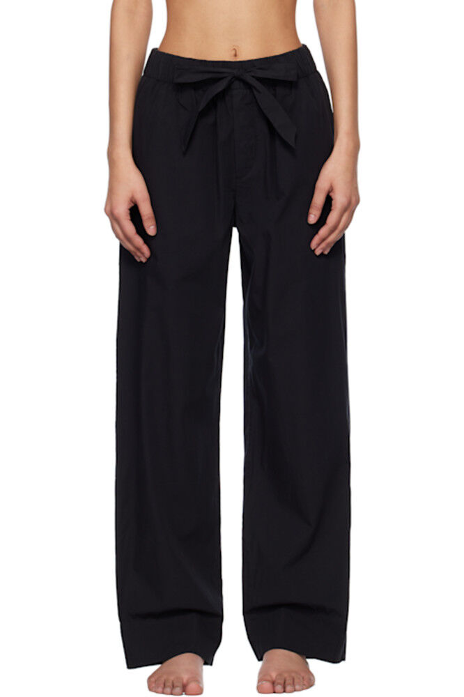 Пижамные штаны из черного поплина Tekla
Пижамные штаны из черного поплина Tekla