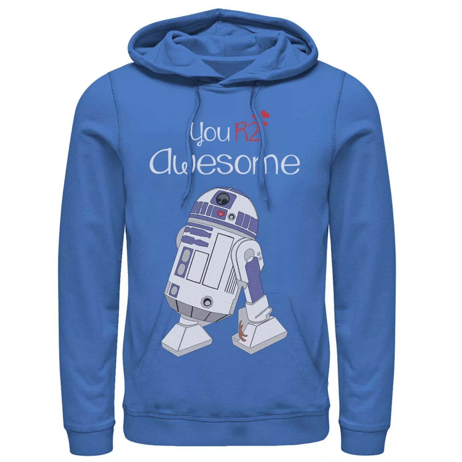 Мужская толстовка с капюшоном Star Wars R2-D2 "You R2 Awesome"
Мужская толстовка с капюшоном Star Wars R2-D2 "You R2 Awesome"