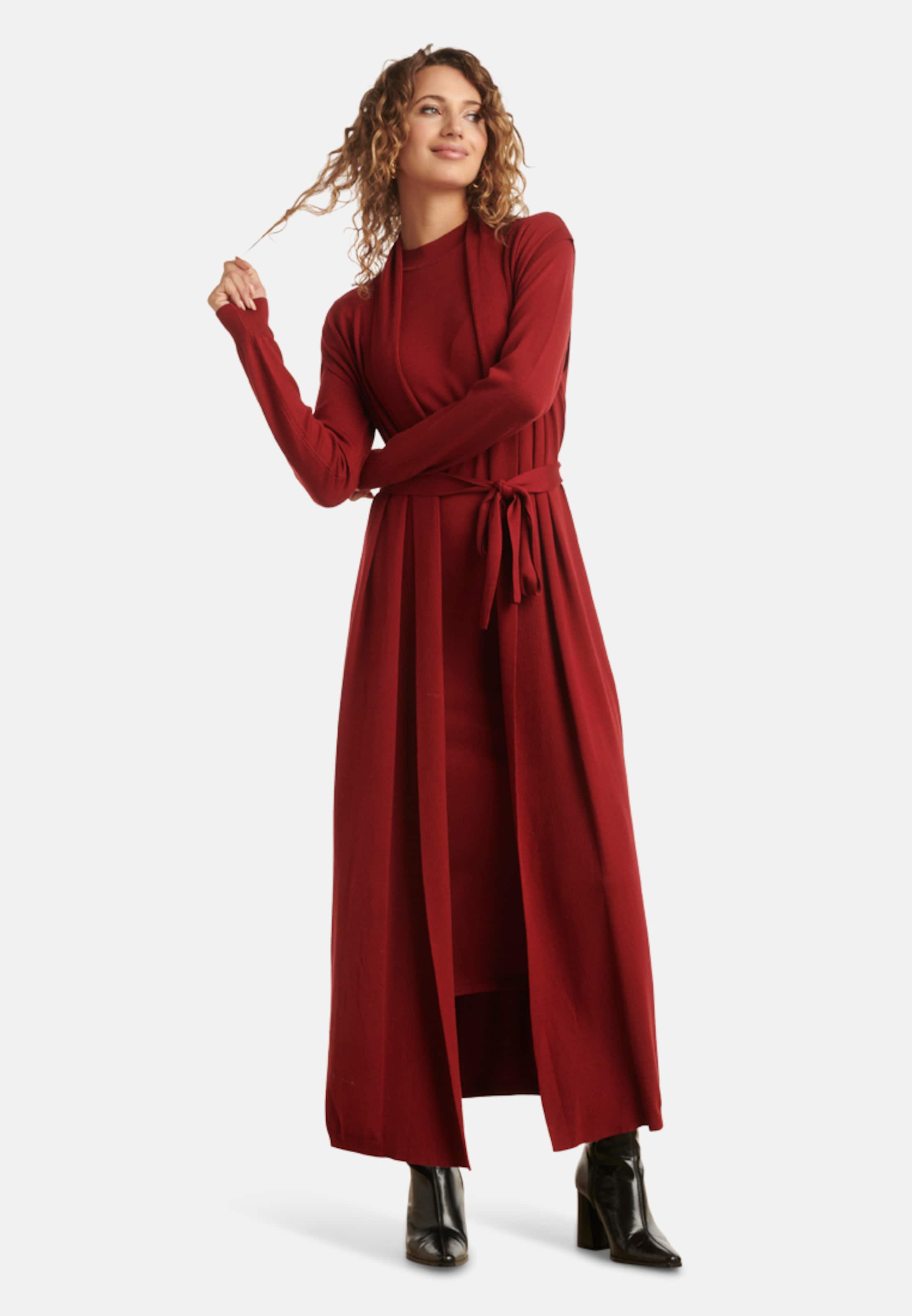 Smashed Lemon Вязаное пальто в рубиново-красном цвете
Smashed Lemon Вязаное пальто в рубиново-красном цвете