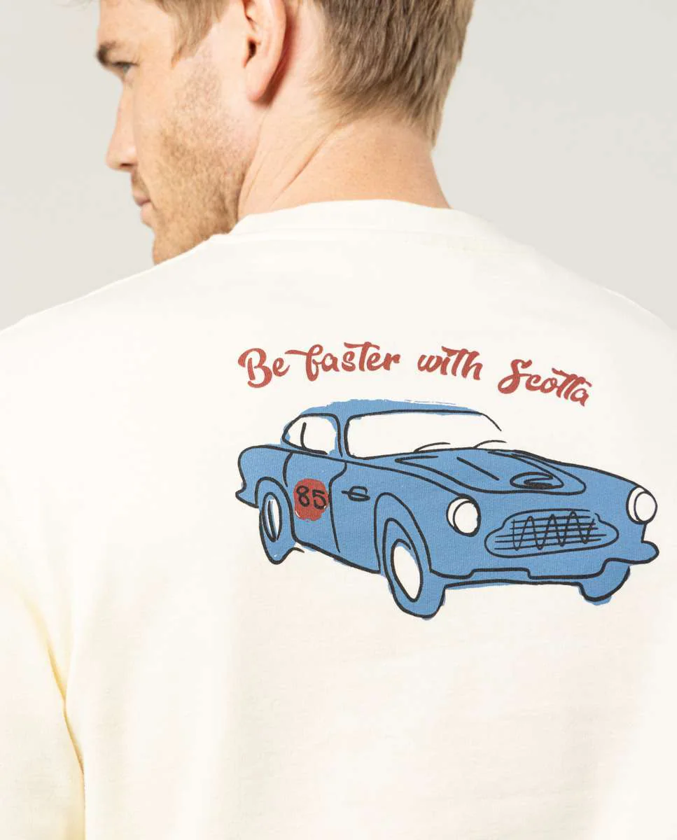 Свитшот мужской бежевый с круглым воротом Scotta 1985, цвет Crudo
Свитшот мужской бежевый с круглым воротом Scotta 1985, цвет Crudo