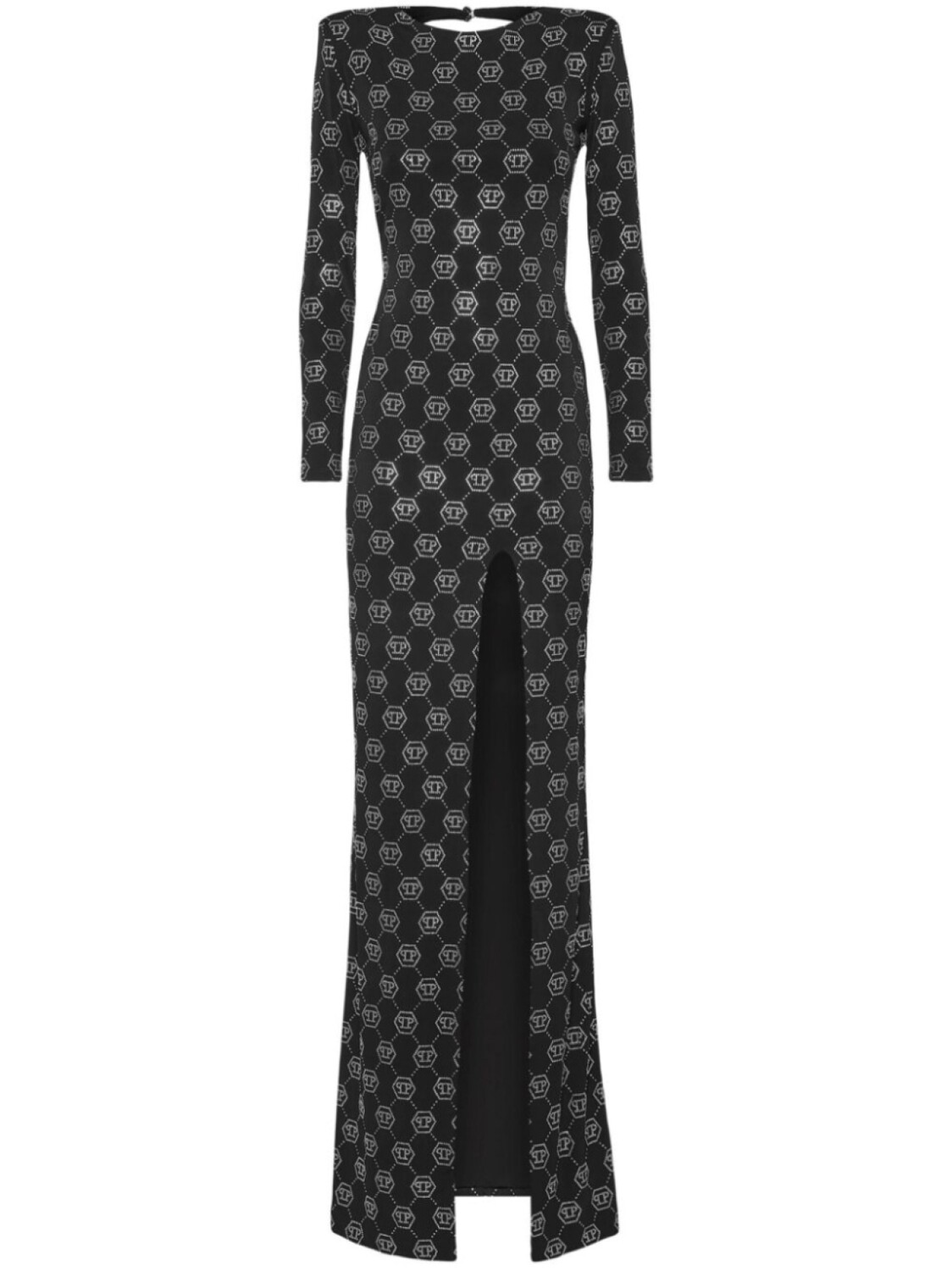 Платье с монограммой Philipp Plein, черный 
Платье с монограммой Philipp Plein, черный