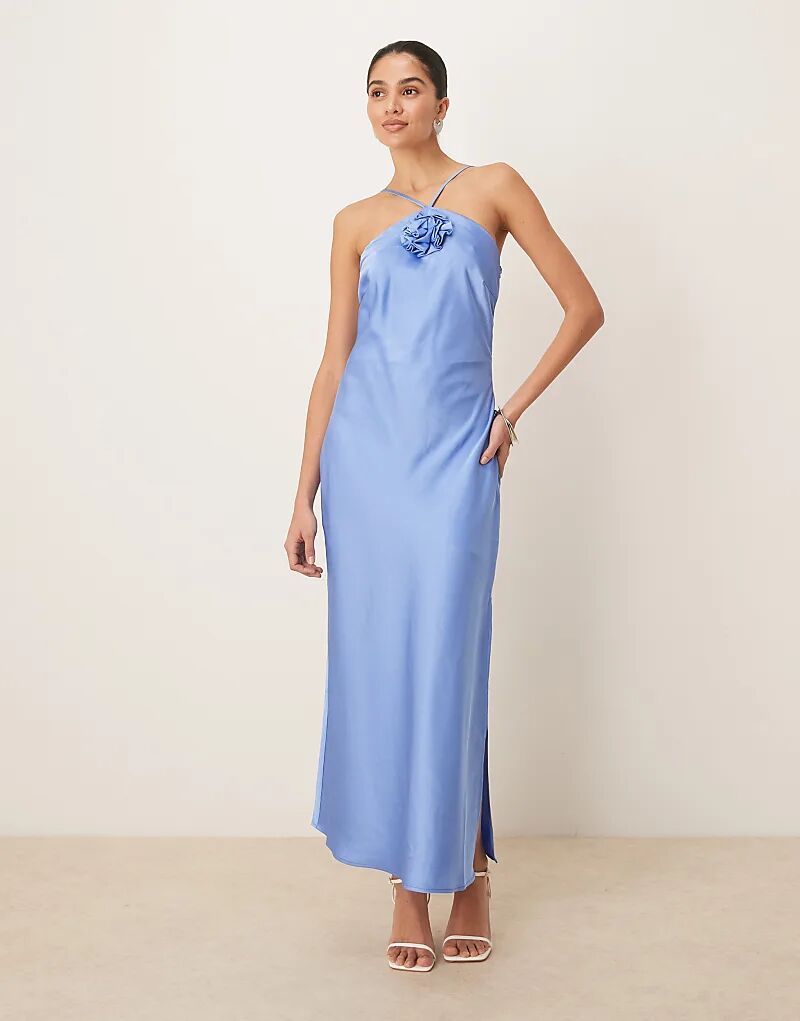 Платье макси из атласа YAS с халтер-воротником и отделкой корсажем в цвете «прованс»
Платье макси из атласа YAS с халтер-воротником и отделкой корсажем в цвете «прованс»