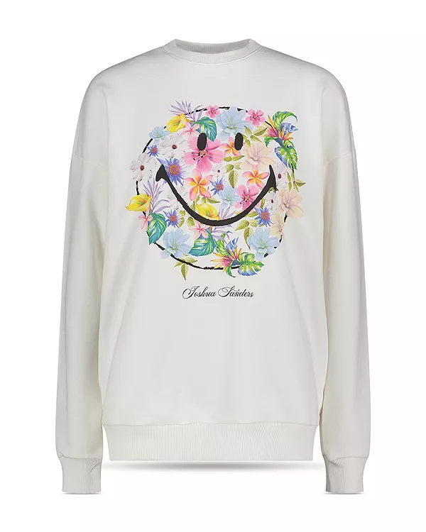 Толстовка с цветочным принтом и улыбкой Joshua Sanders, белый
Толстовка с цветочным принтом и улыбкой Joshua Sanders, белый