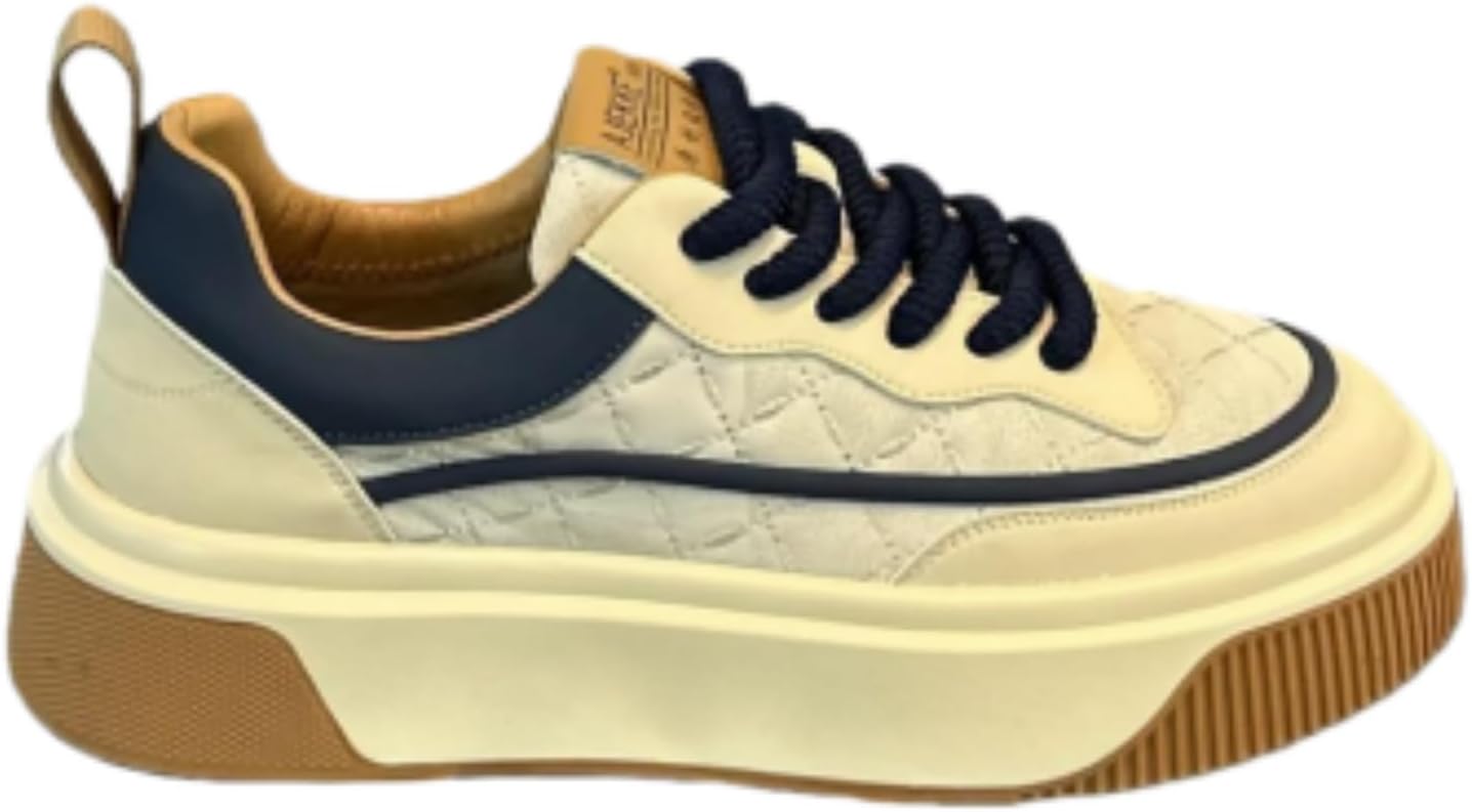 Мужские стильные кроссовки на платформе с цветными блоками, ретро повседневные шнурованные туфли с контрастной подкладкой, идеально подходят для повседневной носки и уличного стиля Aokisx, N3-camel
Мужские стильные кроссовки на платформе с цветными блоками, ретро повседневные шнурованные туфли с контрастной подкладкой, идеально подходят для повседневной носки и уличного стиля Aokisx, N3-camel