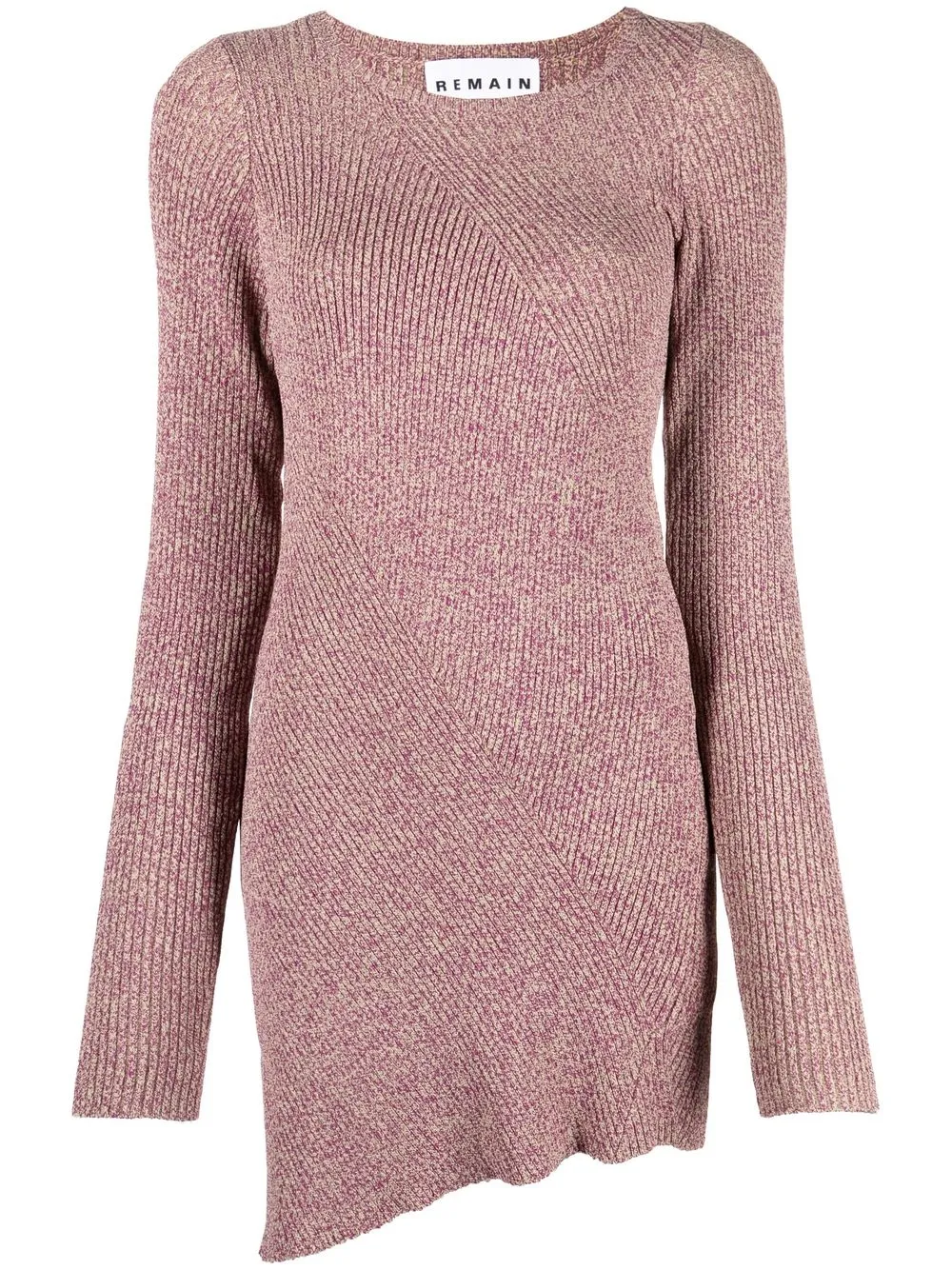 Меланжевый джемпер асимметричного кроя REMAIN, фиолетовый
Меланжевый джемпер асимметричного кроя REMAIN, фиолетовый