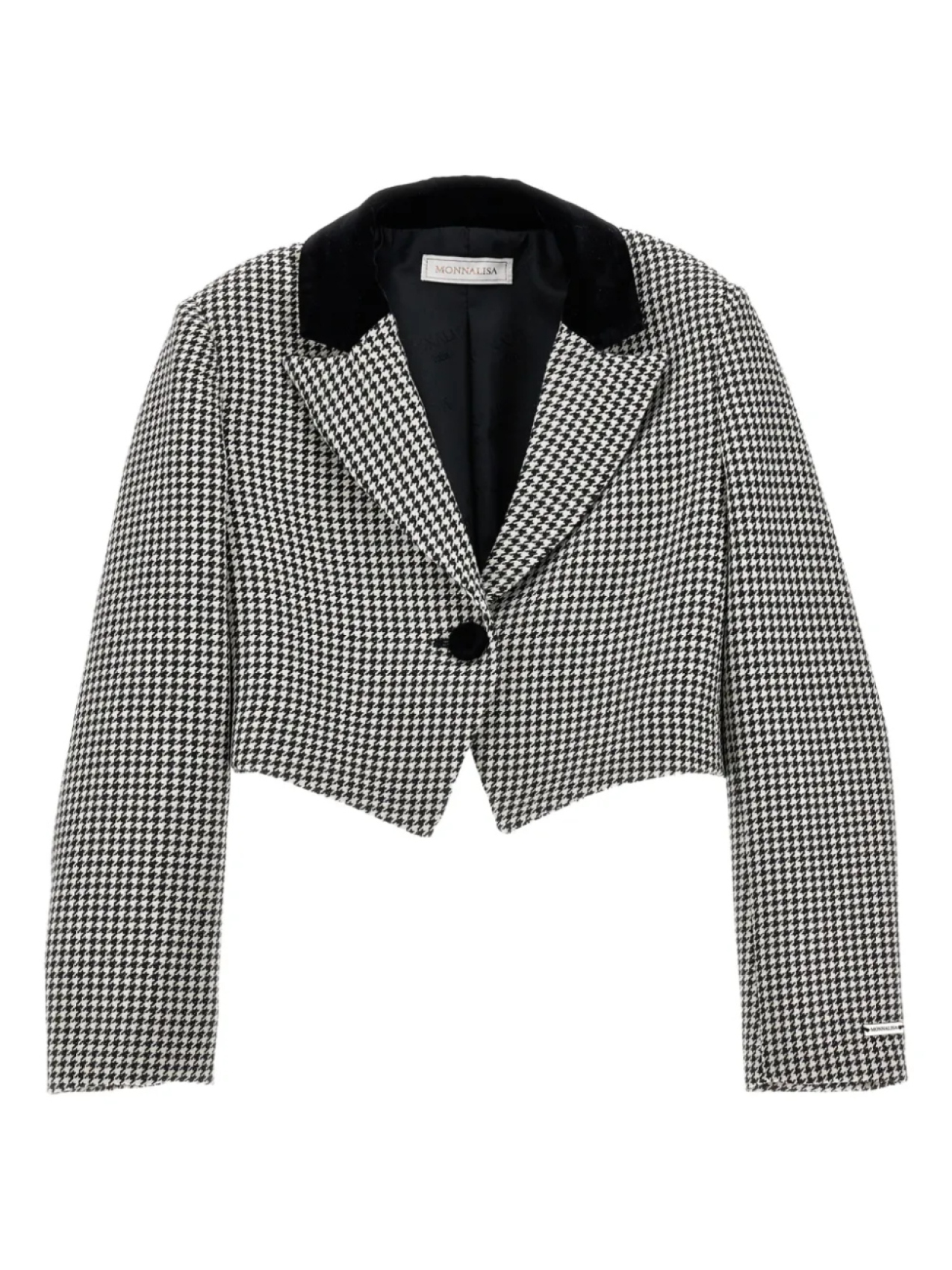 Monnalisa куртка в клетку, черный
Monnalisa куртка в клетку, черный