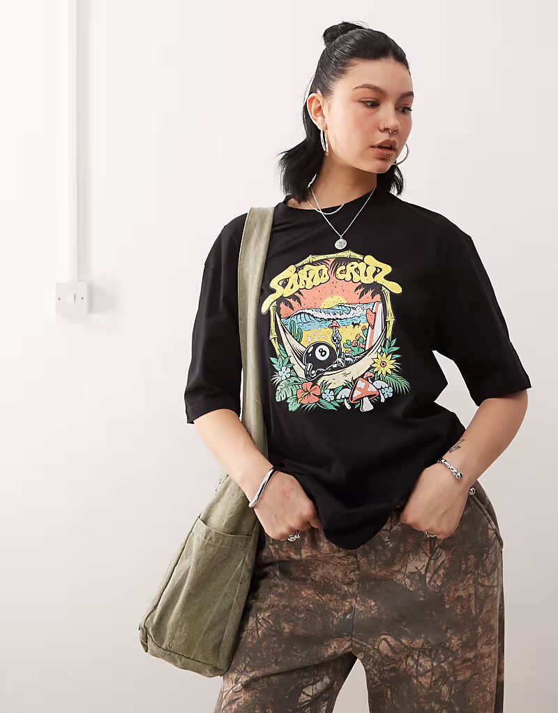 Санта-Крус - 8Ball - Футболка черного цвета с принтом скейтборда Santa Cruz
Санта-Крус - 8Ball - Футболка черного цвета с принтом скейтборда Santa Cruz