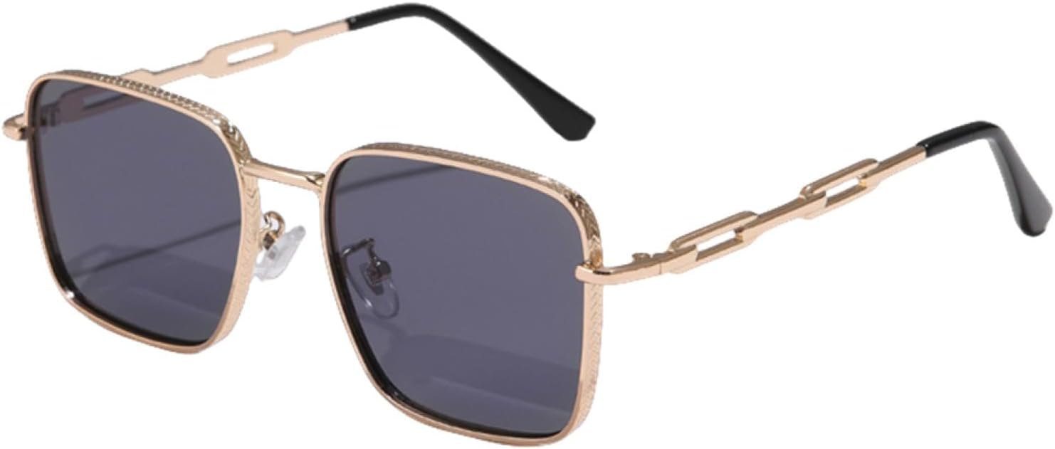 Прямоугольные солнцезащитные очки, модные, популярные, для мужчин и женщин, металлические, солнцезащитные очки для женщин и мужчин, дорожные очки с защитой от УФ-излучения UV400 HHZZYVY, Black
Прямоугольные солнцезащитные очки, модные, популярные, для мужчин и женщин, металлические, солнцезащитные очки для женщин и мужчин, дорожные очки с защитой от УФ-излучения UV400 HHZZYVY, Black