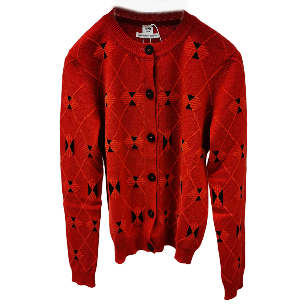 HERMES Женский красный кашемировый свитер
HERMES Женский красный кашемировый свитер