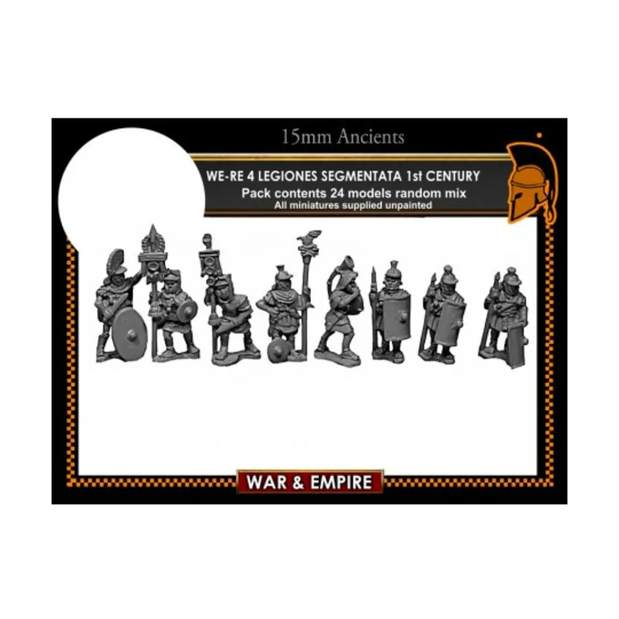 Легионы, Сегментаты - Ранний Империал, War & Empire - Ancients Miniatures - Late Roman (15mm)
Легионы, Сегментаты - Ранний Империал, War & Empire - Ancients Miniatures - Late Roman (15mm)