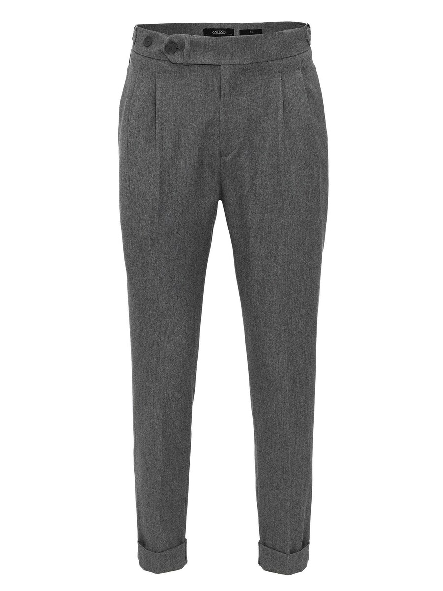 Зауженные плиссированные брюки Antioch Conakry, серый
Зауженные плиссированные брюки Antioch Conakry, серый