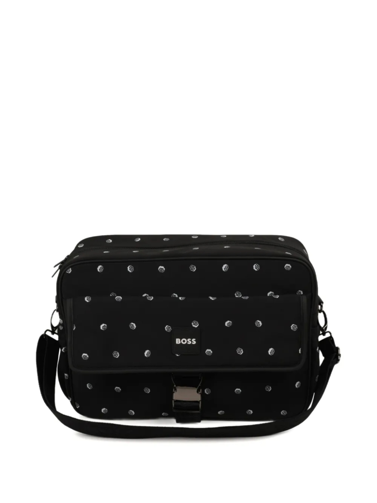 BOSS Kidswear пеленальная сумка с монограммой, черный
BOSS Kidswear пеленальная сумка с монограммой, черный