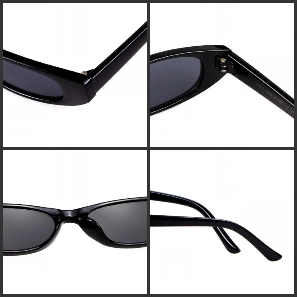 Винтажные ретро-солнцезащитные очки 2027 года, маленькие, сексуальные, в узкой оправе, овальной формы, черные, женские, с защитой от УФ-излучения UV400 MTZJH, C5
Винтажные ретро-солнцезащитные очки 2027 года, маленькие, сексуальные, в узкой оправе, овальной формы, черные, женские, с защитой от УФ-излучения UV400 MTZJH, C5