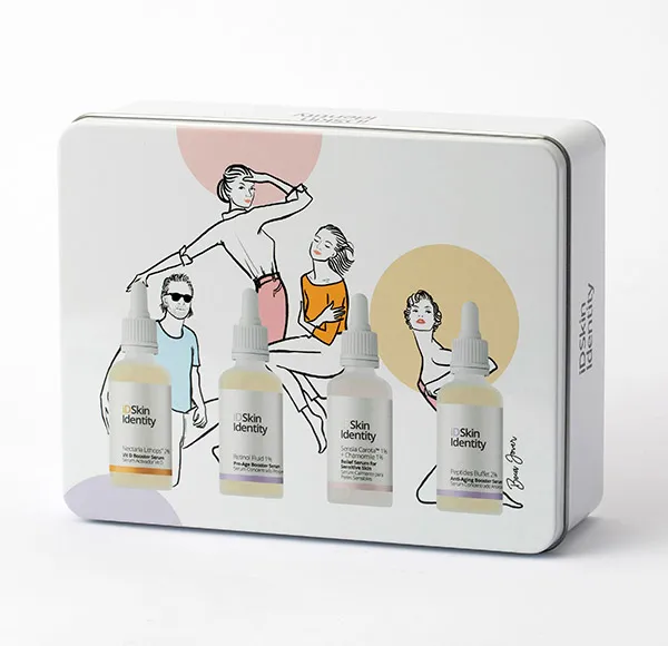 Пептиды+Ретинол+ВитД+Сенсия Set Caja Metálica Id Skin Identity, 1 UD
Пептиды+Ретинол+ВитД+Сенсия Set Caja Metálica Id Skin Identity, 1 UD