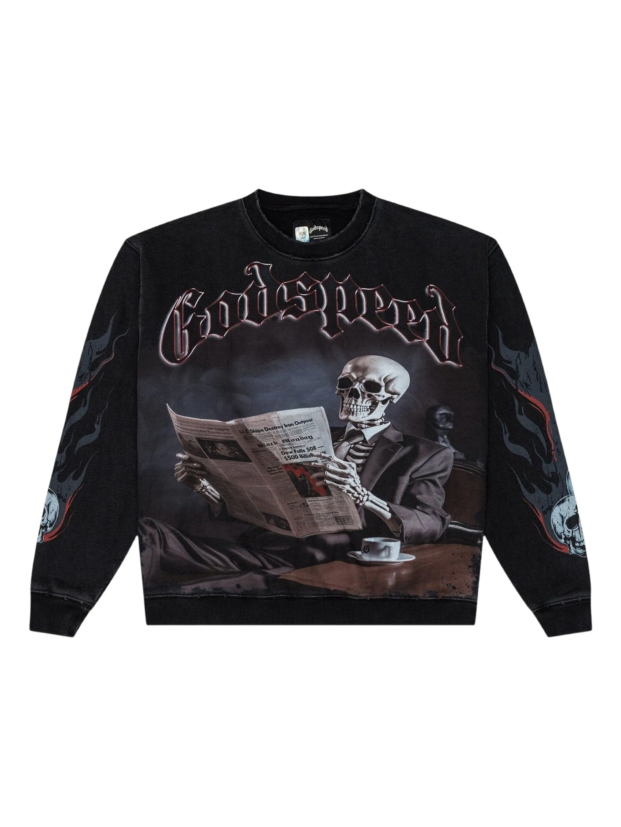 Толстовка с воротником-стойкой Digital art crewneck Godspeed, черный
Толстовка с воротником-стойкой Digital art crewneck Godspeed, черный