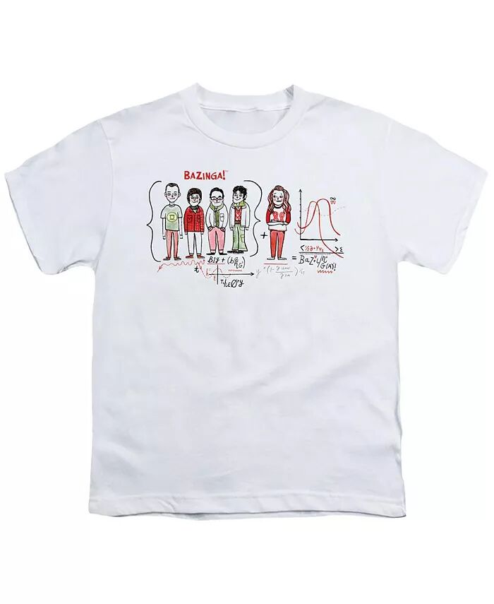 Футболка с коротким рукавом Bazinga Equation от Boys Bang Theory Big Bang Theory, белый
Футболка с коротким рукавом Bazinga Equation от Boys Bang Theory Big Bang Theory, белый