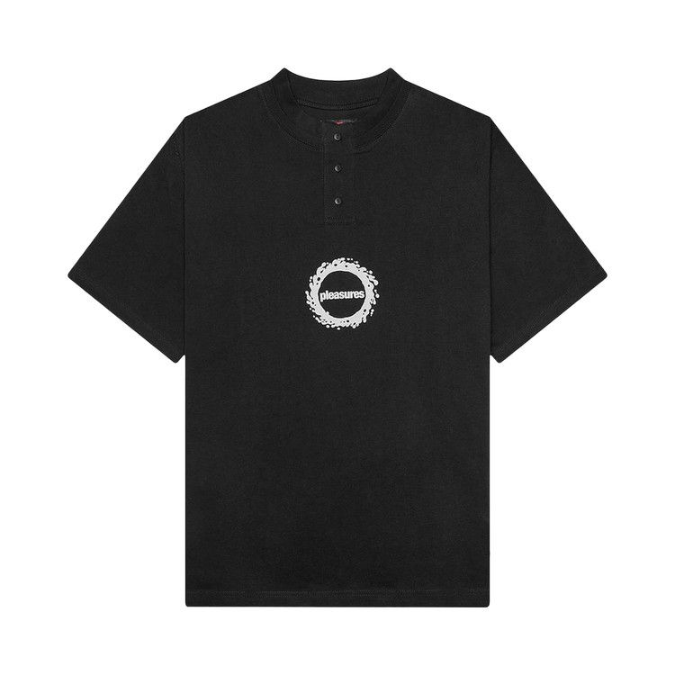 Топ Pleasures Twirl Henley, Black 
Топ Pleasures Twirl Henley, Black