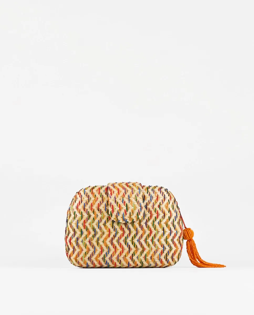 Многоцветный клатч из рафии для вечеринки Pacomartinez
Многоцветный клатч из рафии для вечеринки Pacomartinez