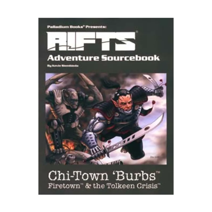 Chi-Town 'Burbs - Firetown & The Tolkeen Crisis, Rifts - Adventure Books, мягкая обложка
Chi-Town 'Burbs - Firetown & The Tolkeen Crisis, Rifts - Adventure Books, мягкая обложка