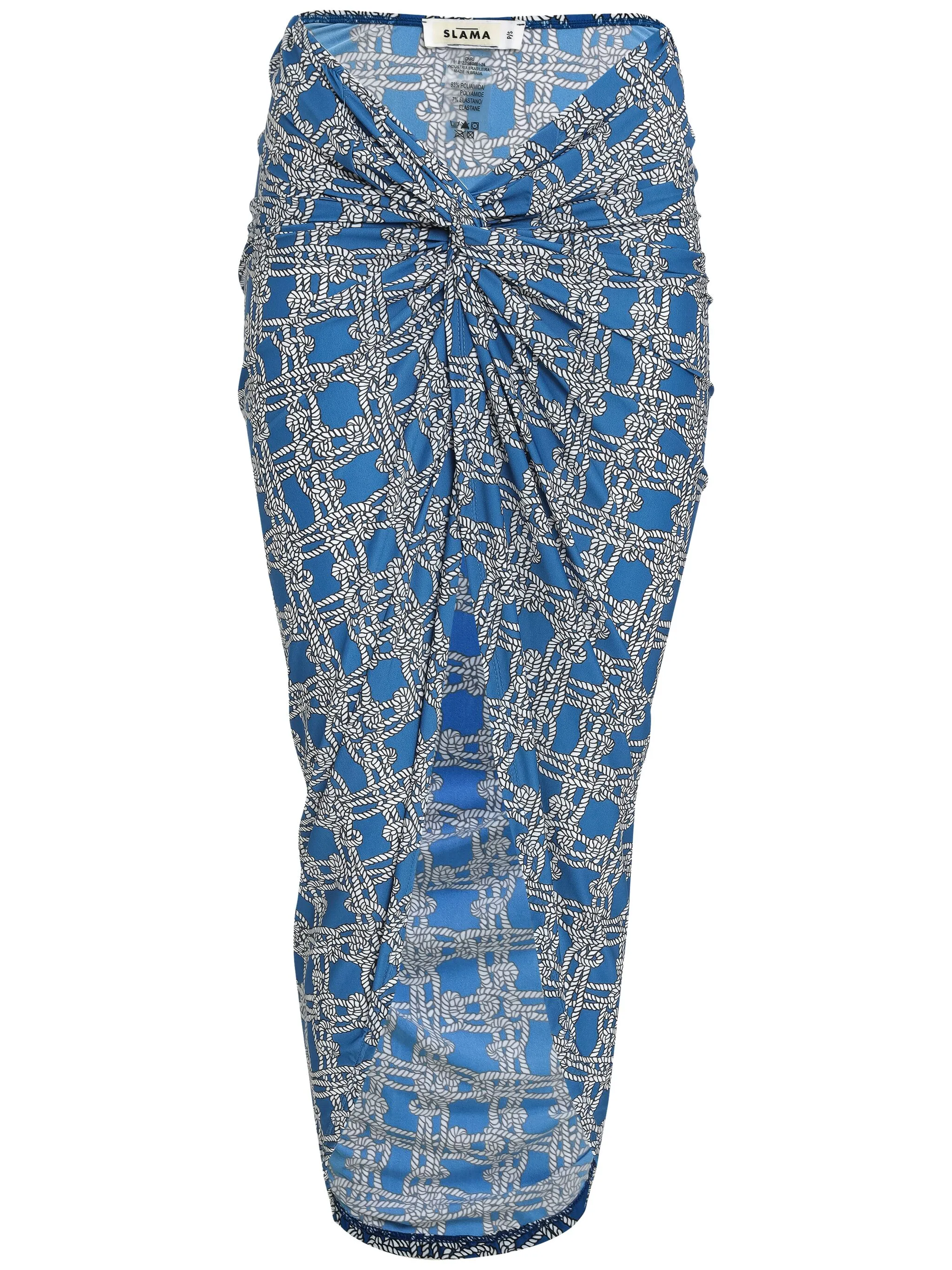 Накидка с перекрученной деталью Amir Slama, синий
Накидка с перекрученной деталью Amir Slama, синий