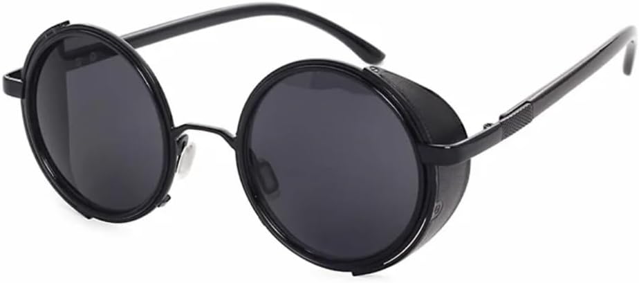 Винтажные женские солнцезащитные очки в стиле стимпанк и ретро с покрытием, мужские круглые солнцезащитные очки в стиле панк с защитой от УФ-излучения UV400 UUPTTPL, Black Grey
Винтажные женские солнцезащитные очки в стиле стимпанк и ретро с покрытием, мужские круглые солнцезащитные очки в стиле панк с защитой от УФ-излучения UV400 UUPTTPL, Black Grey