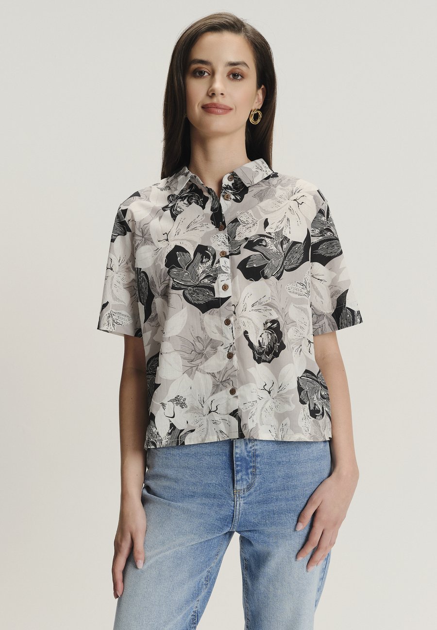 Блуза Greenpoint Button-down blouse, Print/Grey
Блуза Greenpoint Button-down blouse, Print/Grey