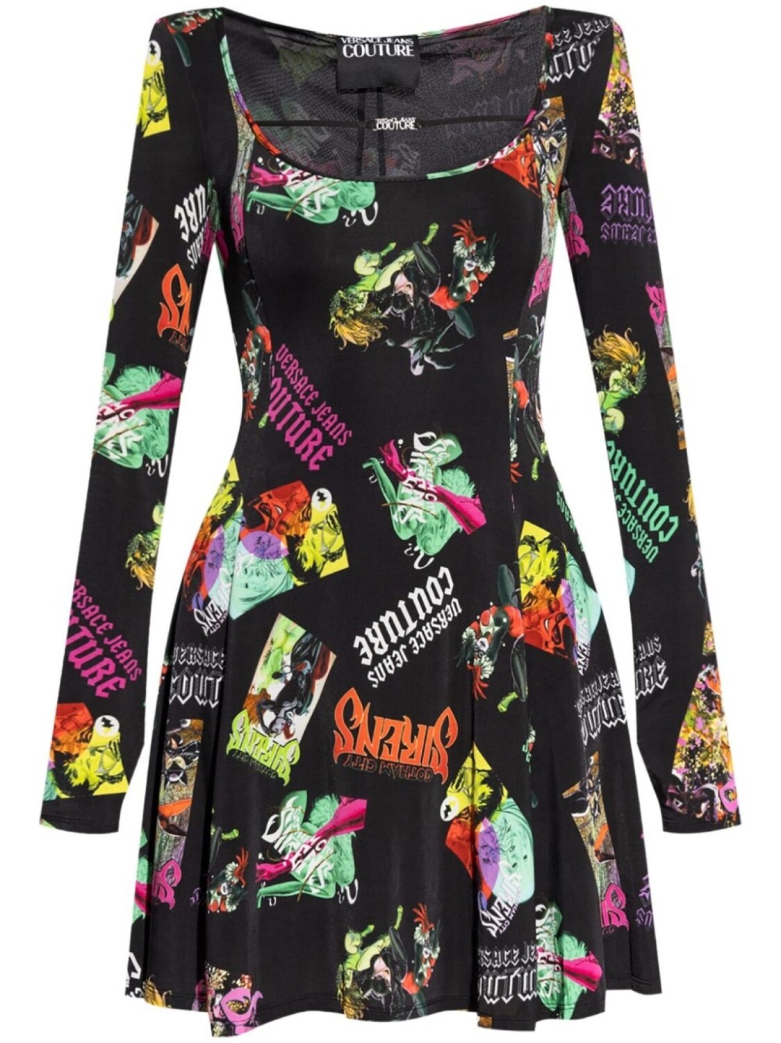 Versace Jeans Couture расклешенное платье с логотипом и вырезом горловины, черный
Versace Jeans Couture расклешенное платье с логотипом и вырезом горловины, черный