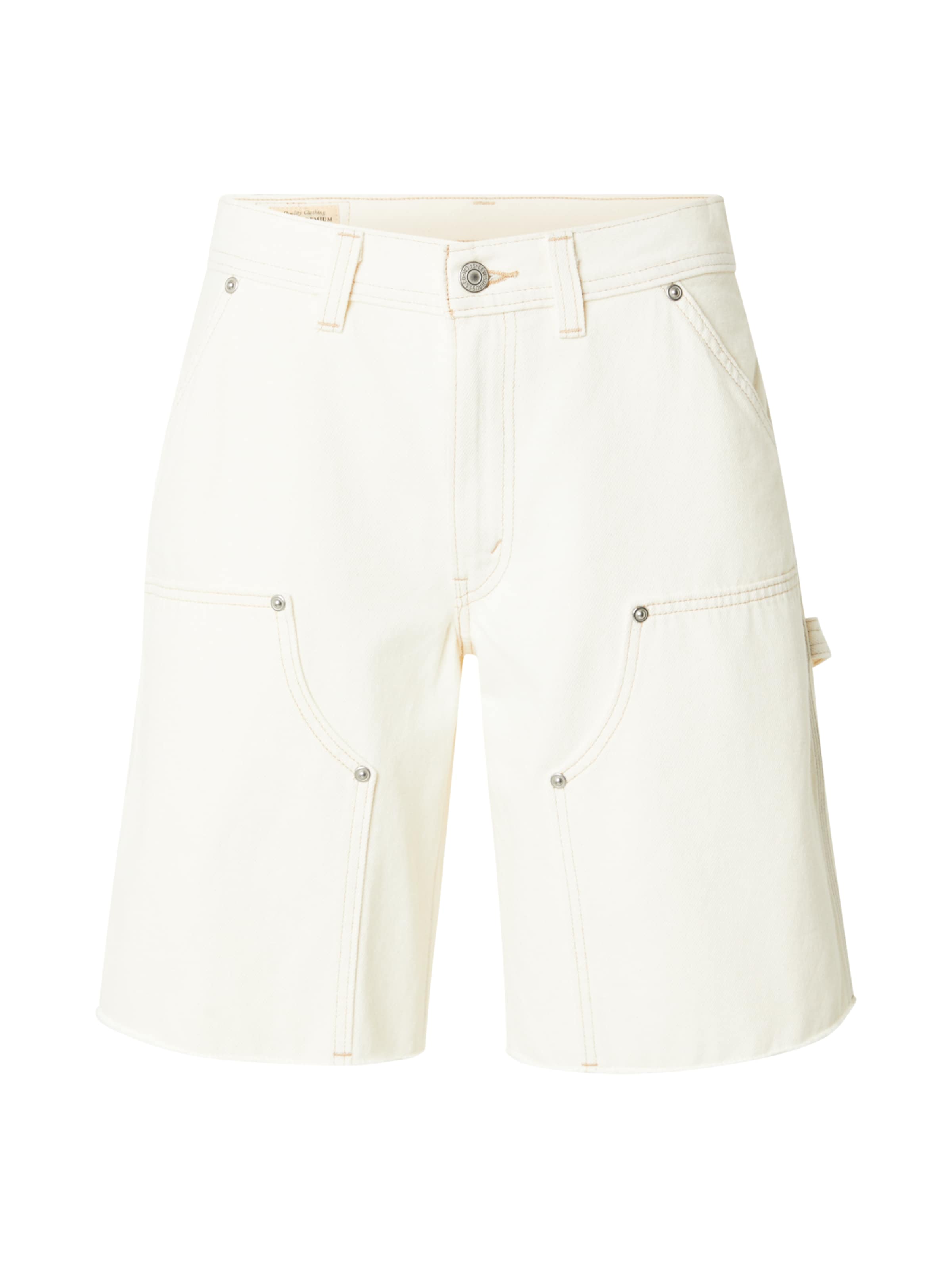 LEVI'S Широкие карго-джинсовые шорты 'Baggy Dad Utility Shorts' в белом дениме
LEVI'S Широкие карго-джинсовые шорты 'Baggy Dad Utility Shorts' в белом дениме