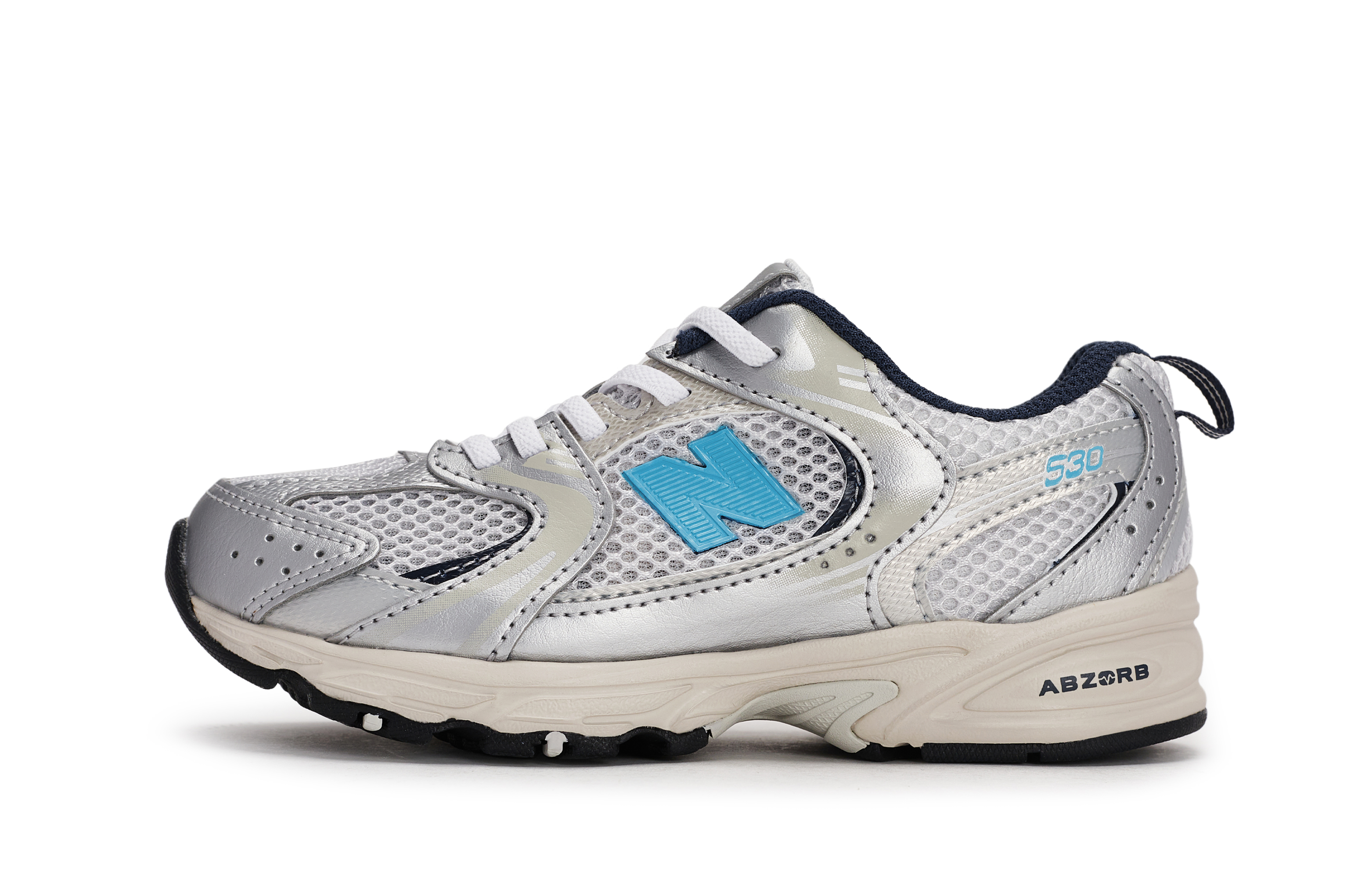 NB 530 Противоскользящие износостойкие низкие детские кроссовки для повседневной носки New Balance, серый/серебряный/синий
NB 530 Противоскользящие износостойкие низкие детские кроссовки для повседневной носки New Balance, серый/серебряный/синий