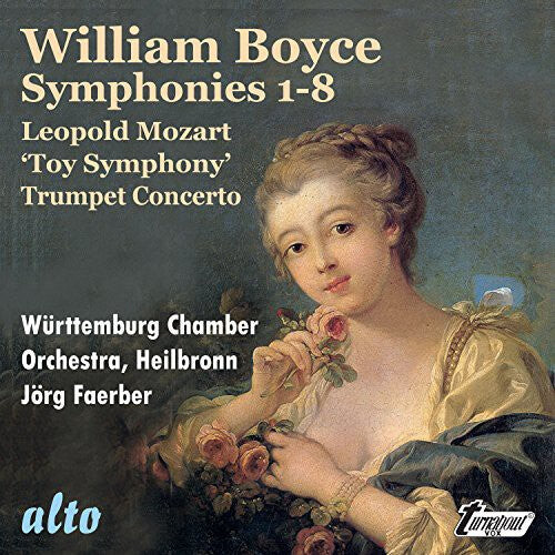 CD диск Boyce / Wurttemburg Chamber Orchestra / Heilbronn: Symphonies 1-8 / L. Mozart: Toy Symphony
CD диск Boyce / Wurttemburg Chamber Orchestra / Heilbronn: Symphonies 1-8 / L. Mozart: Toy Symphony