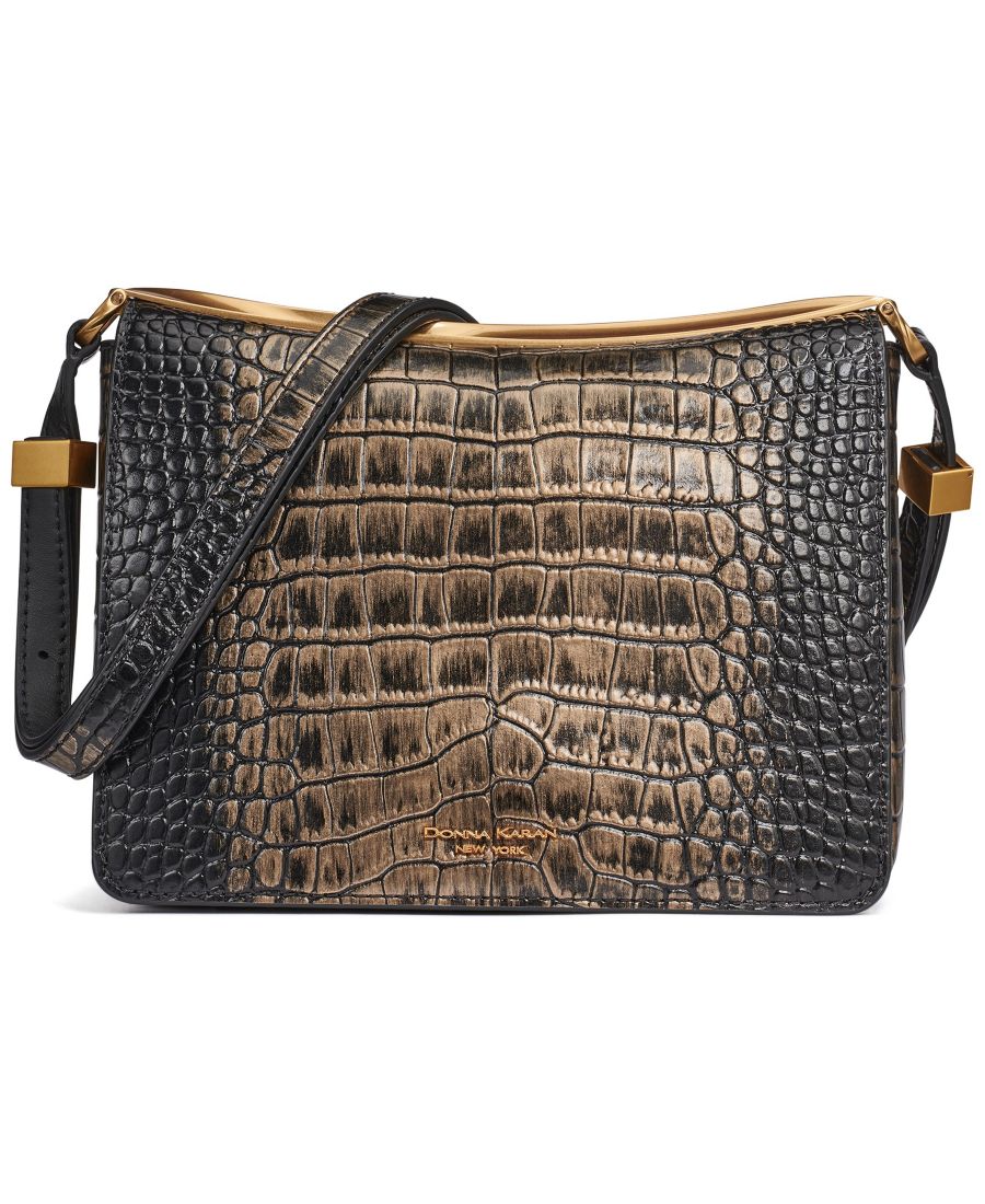 Сумка-трансформер Jericho Metallic Croc Donna Karan New York, Blk/gold
Сумка-трансформер Jericho Metallic Croc Donna Karan New York, Blk/gold