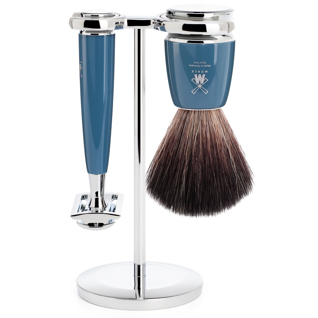 Крем для бритья rytmo 3-teiliges rasierset, black fibre, mit rasierhobel Muehle, griffmaterial edelharz petrol
Крем для бритья rytmo 3-teiliges rasierset, black fibre, mit rasierhobel Muehle, griffmaterial edelharz petrol