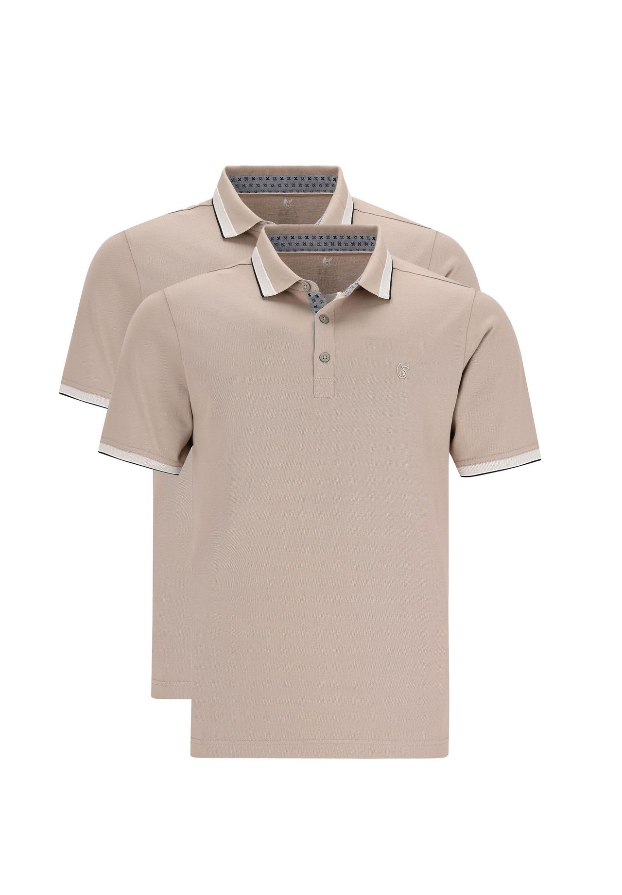 Рубашки-поло, 2 шт пике Hajo, серо-коричневый
Рубашки-поло, 2 шт пике Hajo, серо-коричневый