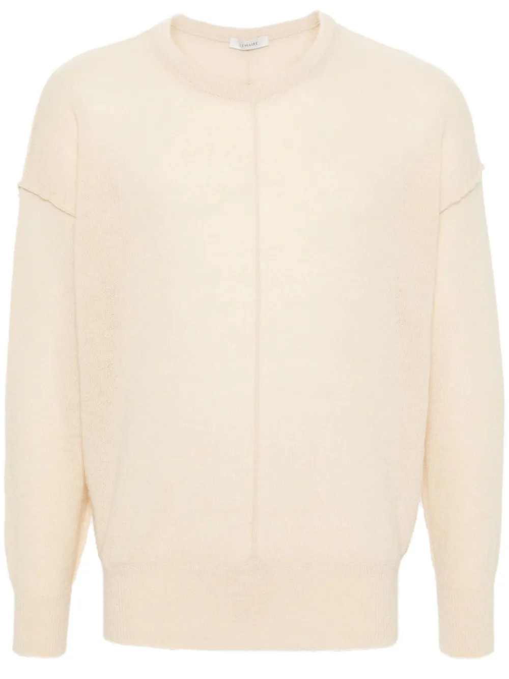 Джемпер с наружным швом LEMAIRE, нейтральный
Джемпер с наружным швом LEMAIRE, нейтральный