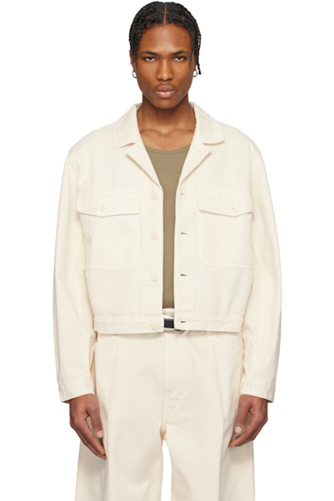 Джинсовая куртка Trucker Off-White LEMAIRE, Белый, Джинсовая куртка Trucker Off-White LEMAIRE
Джинсовая куртка Trucker Off-White LEMAIRE, Белый, Джинсовая куртка Trucker Off-White LEMAIRE