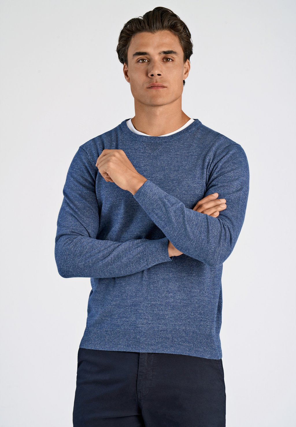 Джемпер CREW NECK Lindbergh, темно-синий 
Джемпер CREW NECK Lindbergh, темно-синий