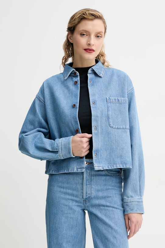 Джинсовая рубашка сорочечного кроя Samantha brodee A.P.C., синий 
Джинсовая рубашка сорочечного кроя Samantha brodee A.P.C., синий