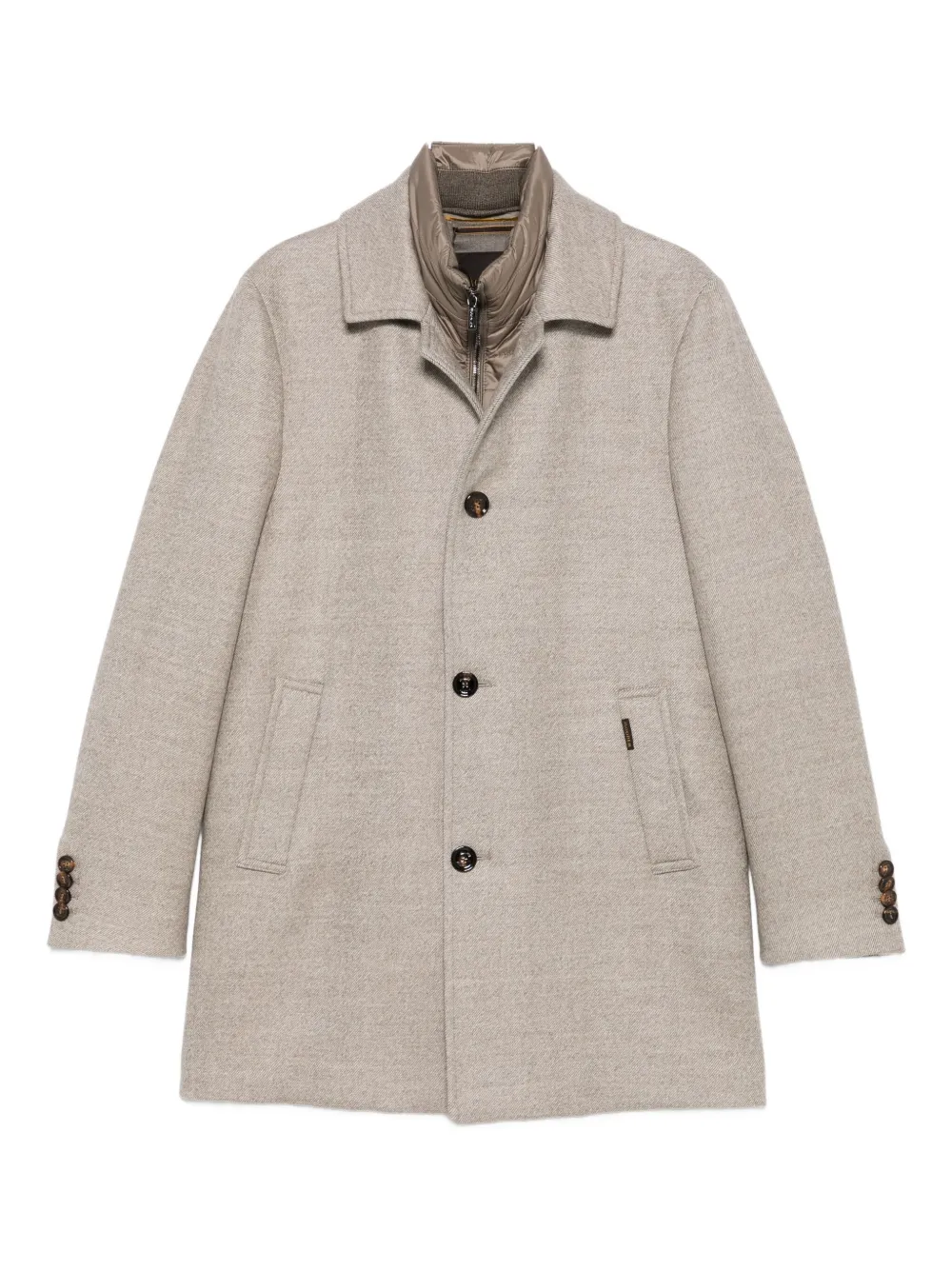 Пальто из натуральной шерсти на пуговицах Moorer, нейтральный
Пальто из натуральной шерсти на пуговицах Moorer, нейтральный