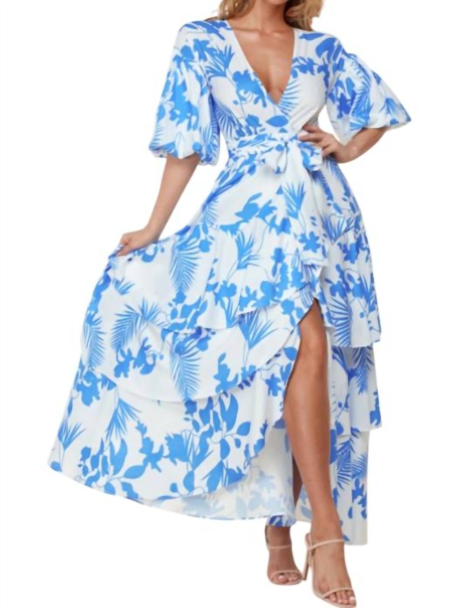 Летнее платье Nantucket в голубом цветочном принте L'ATISTE
Летнее платье Nantucket в голубом цветочном принте L'ATISTE