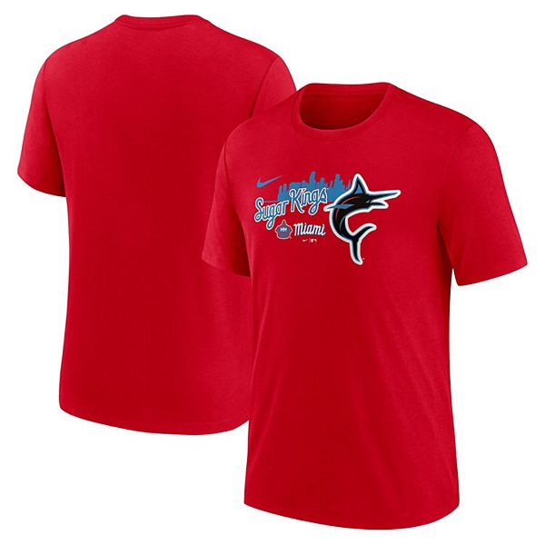 Мужская красная футболка miami marlins city connect tri-blend Nike
Мужская красная футболка miami marlins city connect tri-blend Nike