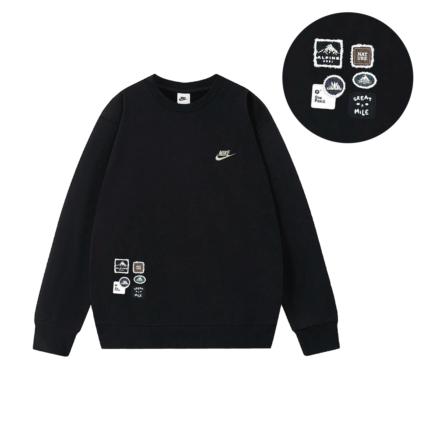 Спортивный свитшот Unisex Nike, черный
Спортивный свитшот Unisex Nike, черный