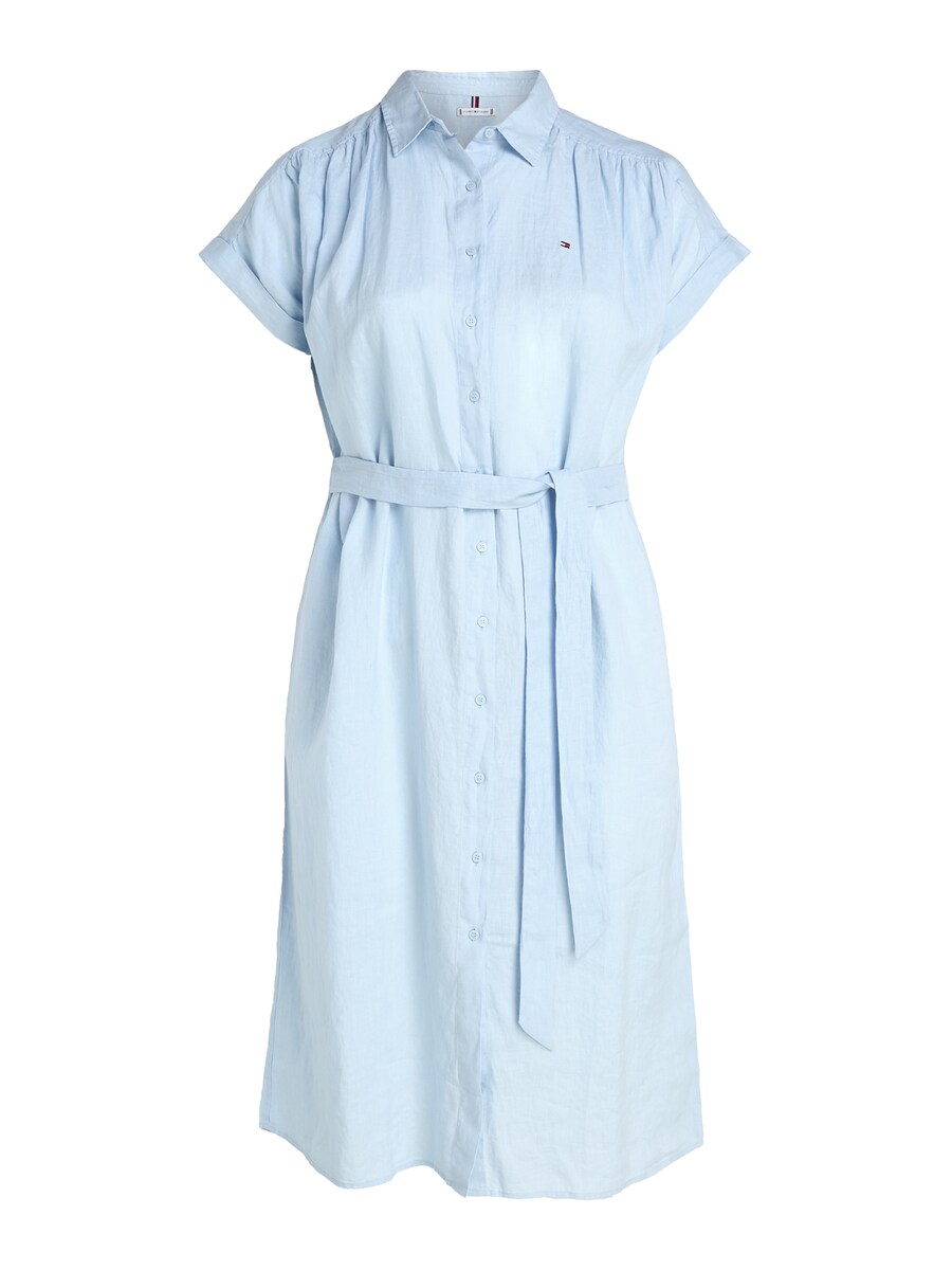 Платье-рубашка Tommy Hilfiger Curve ESS, светло-синий 
Платье-рубашка Tommy Hilfiger Curve ESS, светло-синий