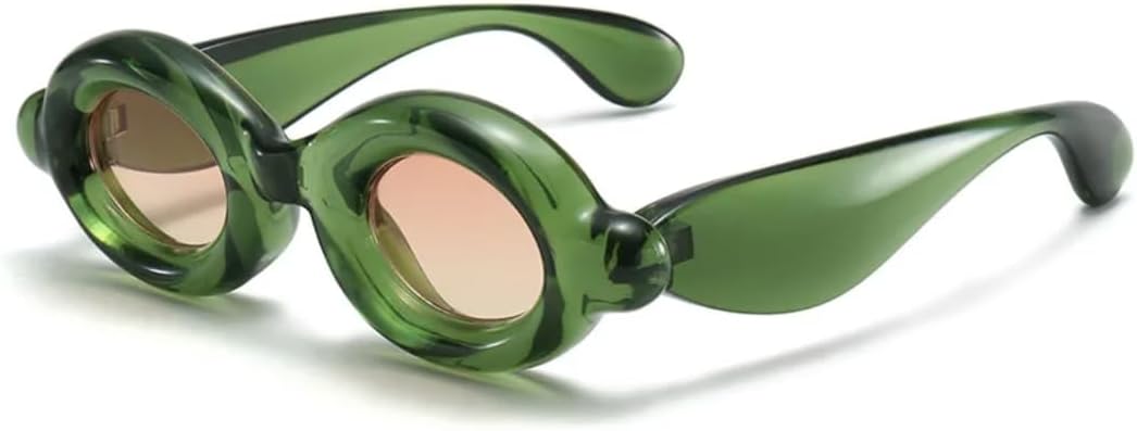 Ретро-модные панк-очки для вечеринок, женские и мужские солнцезащитные очки в винтажном стиле с защитой от УФ-излучения UV400 для активного отдыха на открытом воздухе VFDHN, Green
Ретро-модные панк-очки для вечеринок, женские и мужские солнцезащитные очки в винтажном стиле с защитой от УФ-излучения UV400 для активного отдыха на открытом воздухе VFDHN, Green